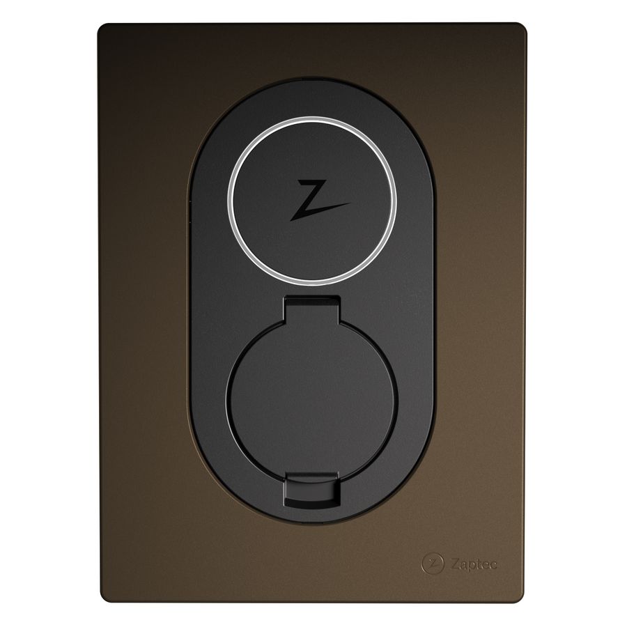 Frontcover 900-00053 Zaptec GO & Go2 Wood Brown