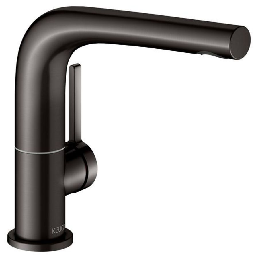 1-hendel wastafelmengkraan 150 /afvoergarn/draaib/titaanzwart geb