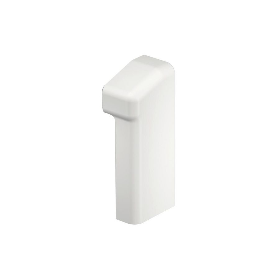 Eindstuk rechts SL-T 20x70 9010 puur wit VVE=10