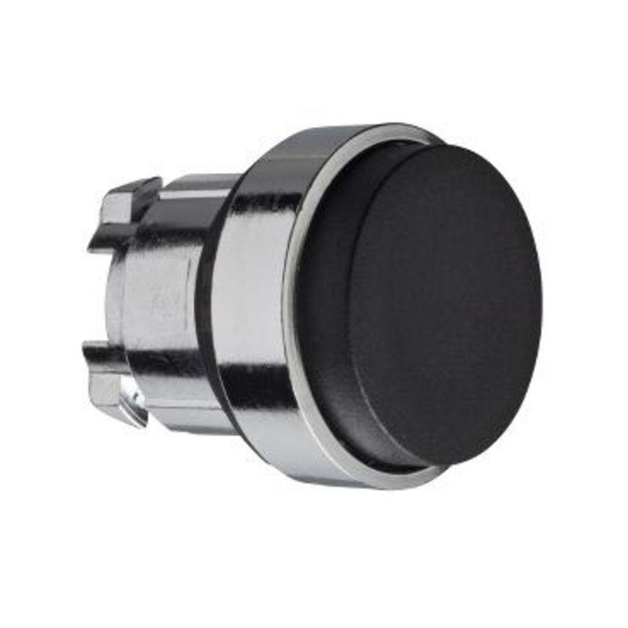 Drukknop Ø22mm Zwart