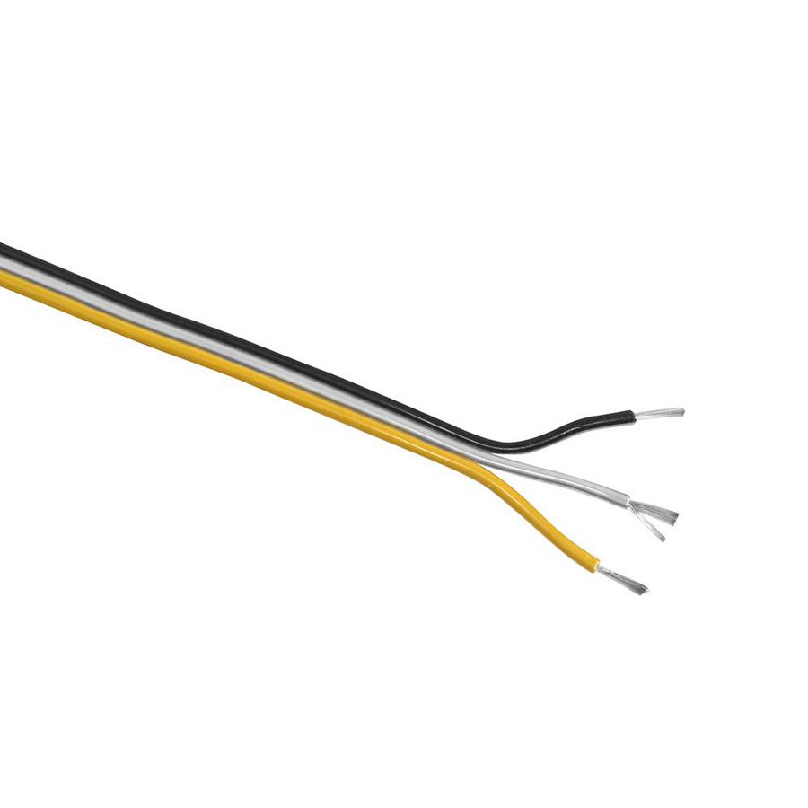 Aansluitdraad tbv LED strip 3 kernen p/mtr.
