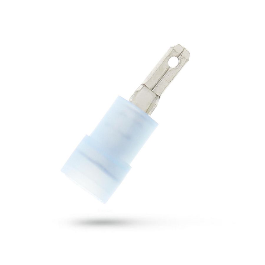 Kist a 100st. geisoleerde vlaksteker 2,8x0,8mm 1,5-2,5mm² Nylon