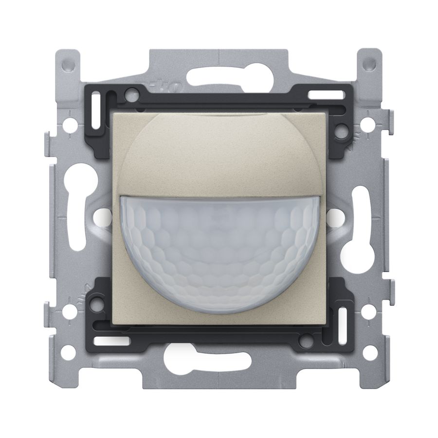 Bewegingsmelder 230V 8m 180° wanddetector voor inbouwdoos sand textured
