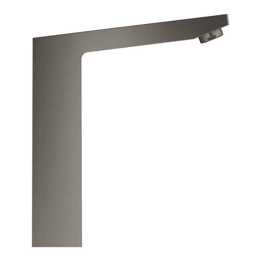 Eurocube e w.kraan menging batterij hard graphite geborsteld (mat donker grijs)