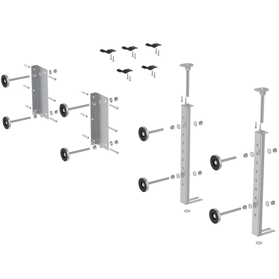 Bevestigingsset frontpaneel bad glanzend wit i.life