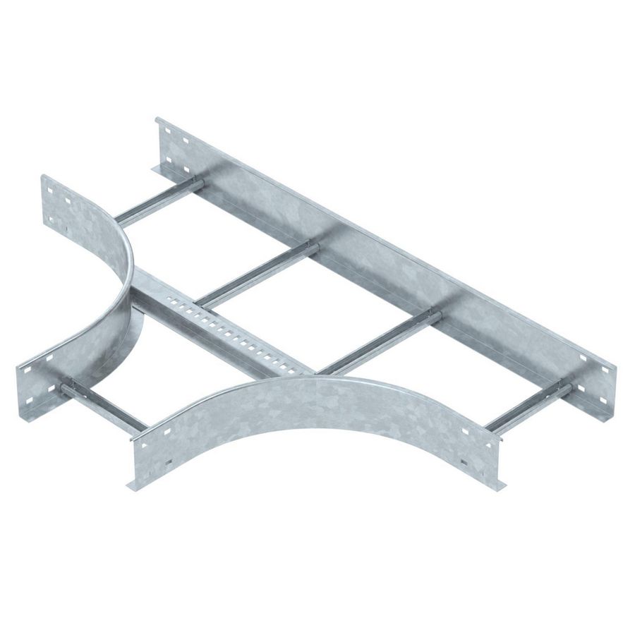 T-stuk kabelladder 110x300 Staal thermisch verzinkt zink