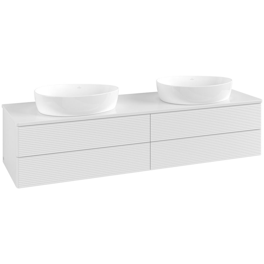 Wastafelonderkast Antao 1600x360x500mm G.White.L L28150GF