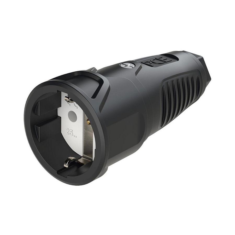 Koppelcontactstop randaarde Taurus2 zwa/zwa rubber VVE=20