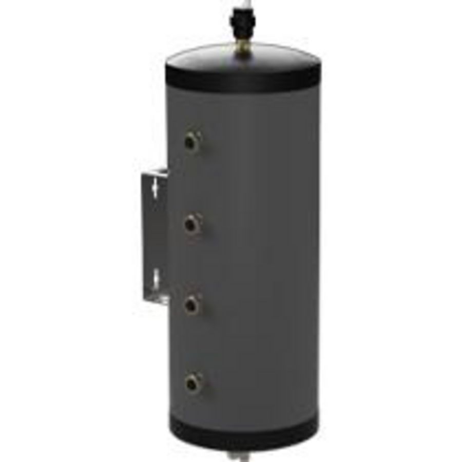 Hybride verdeler 40-28 geïsoleerd RVS buffervat 40ltr. 8x aansl. 22mm knel (max. 9kW)
