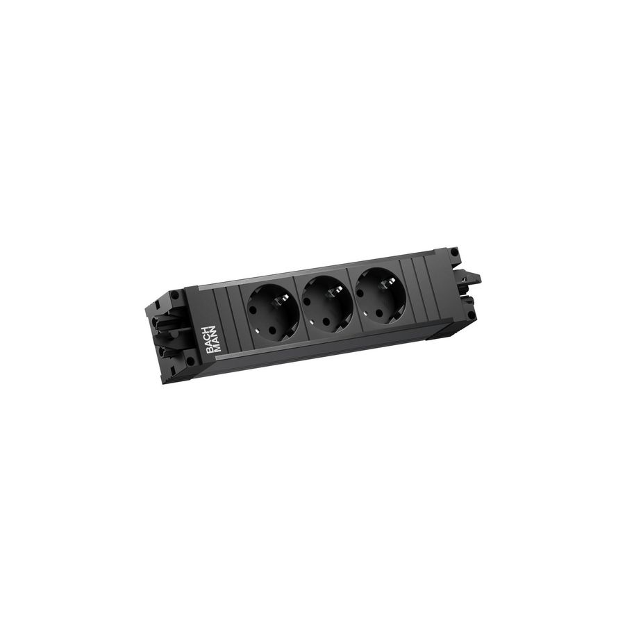 Step Base 3x 230V RA GST o.g. in/uit zwart