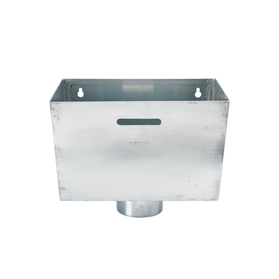 Vergaarbak zink trapezium model 80mm