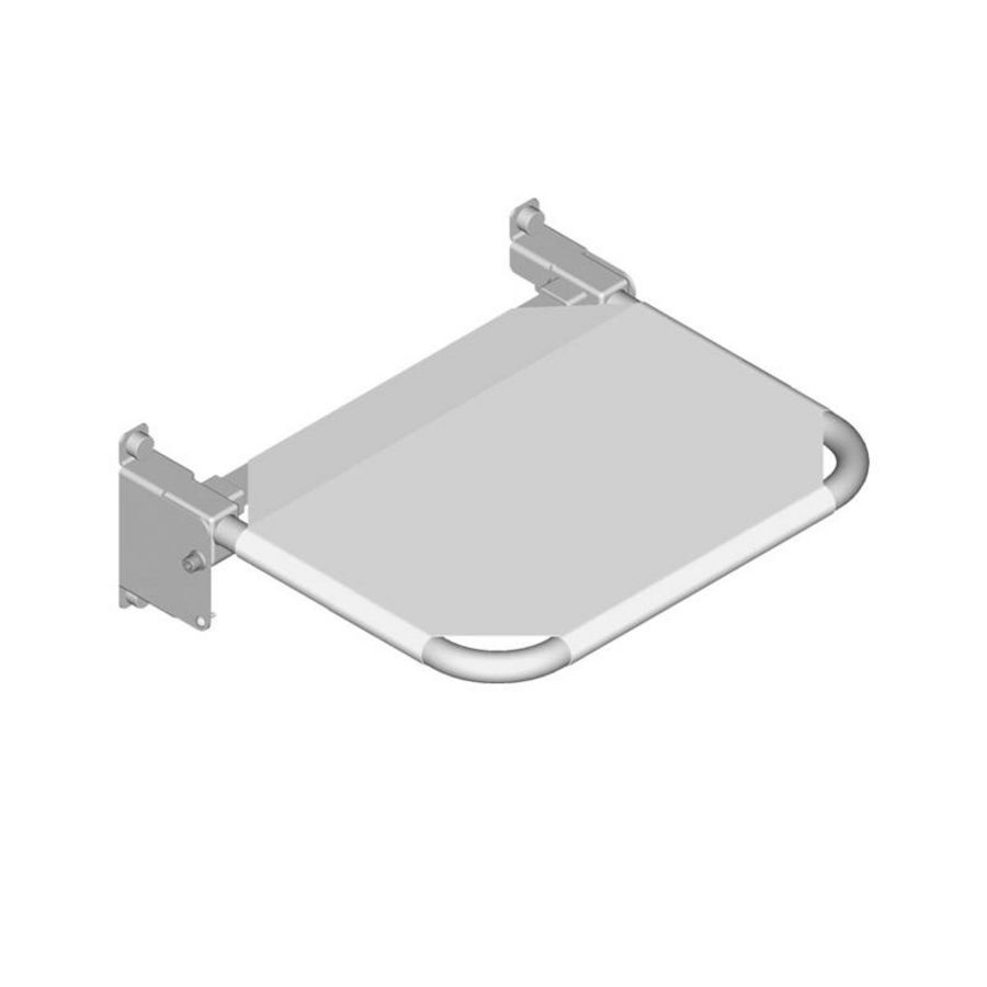 Douchezitting verkorte zitdiepte wit