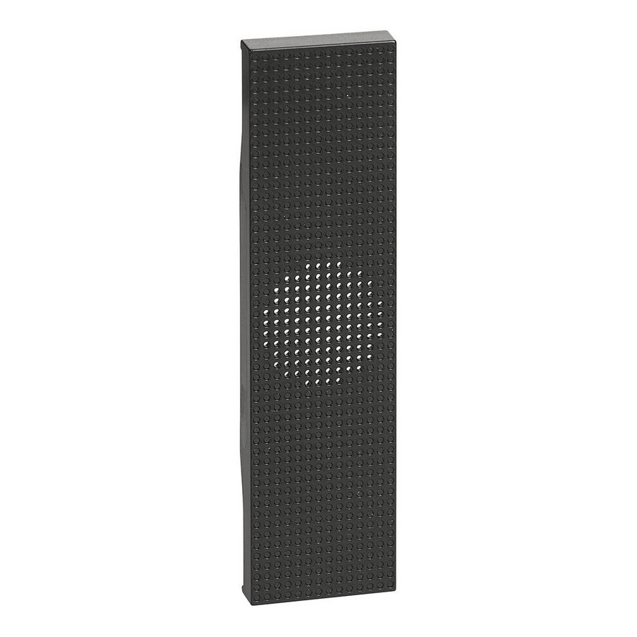 Sierplaat bel zwart 1 module voor bel LivingNow