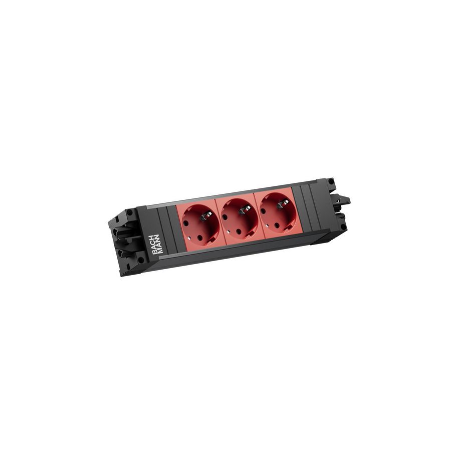 Step Base 3x 230V RA GST o.g. in/uit rood