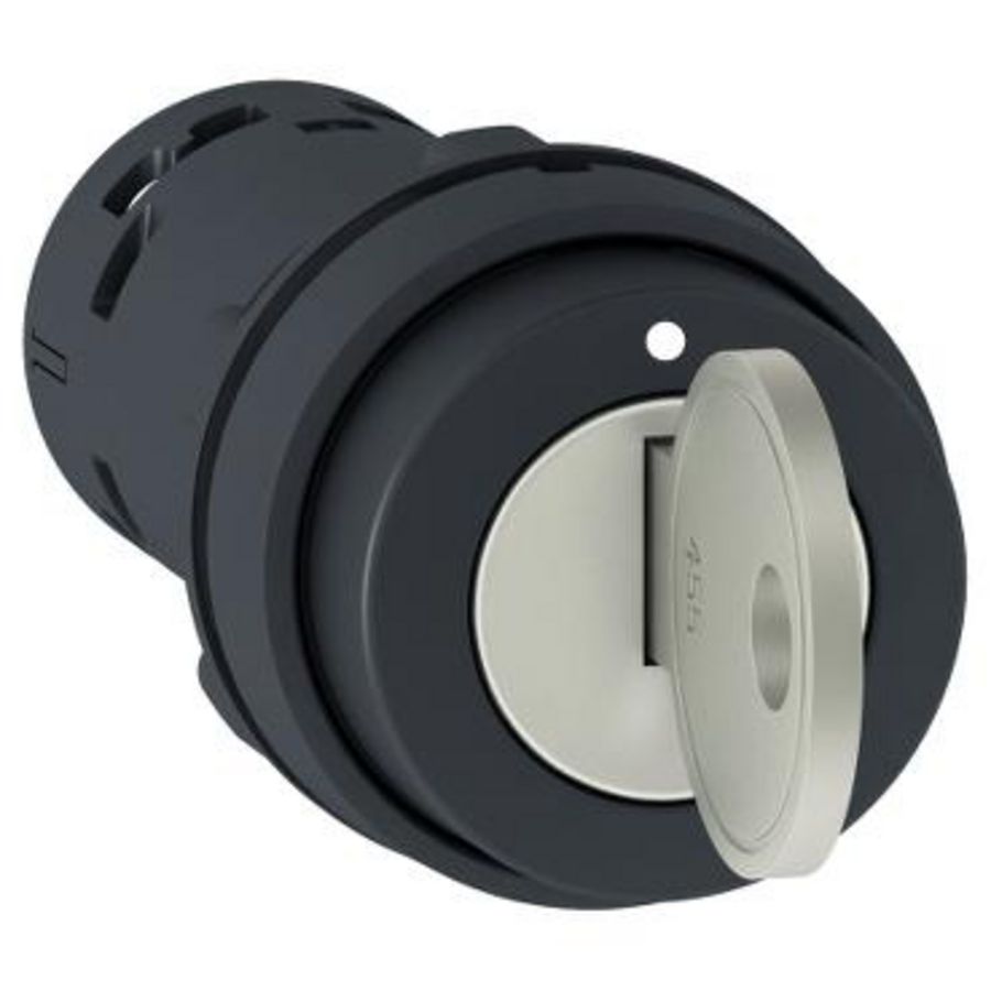 Sleutelschakelaar 22mm 2 standen 1NO Ronis 455 XB7 VVE=10