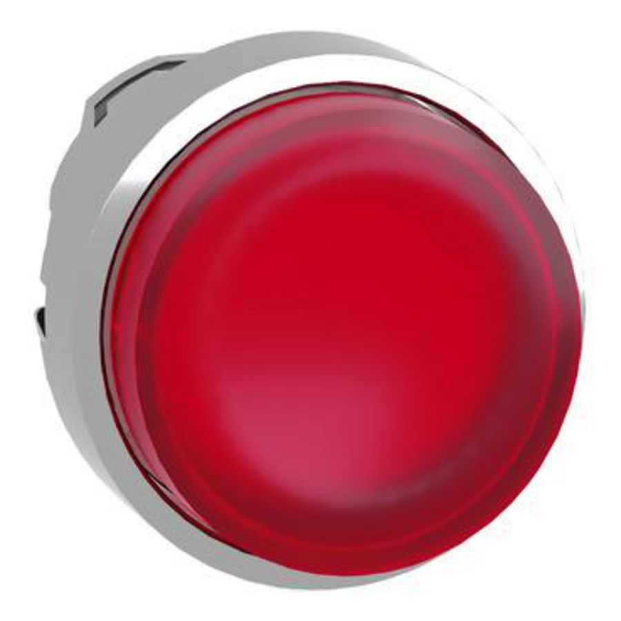 Kop voor verlichte drukknop Ø22mm Rood
