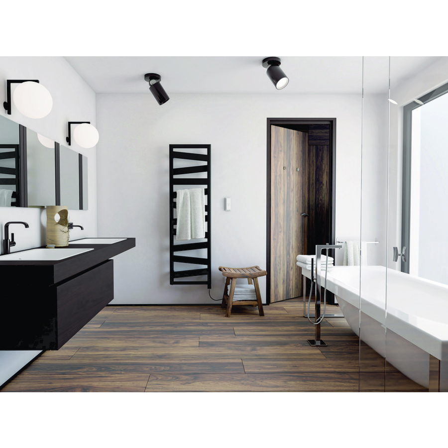 Elektr. badkamerradiator RIBBON-EL 1340x500mm 600W IHD + afstandsbediening wit RAL9016
