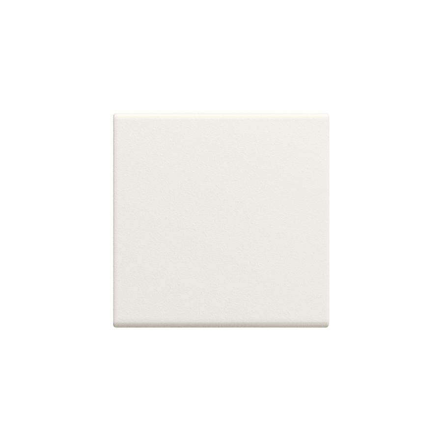 Afwerkingsset voor een enkelvoudige elektronische schakelaar of drukkn cotton white textured