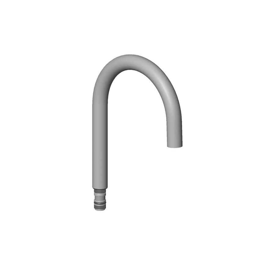 Uitloop 135mm, 4,54l/min. Dark Platinum gebors.