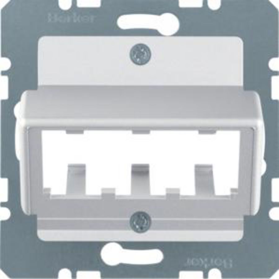 Centraalplaat v 3 MINI-COM-modules alulook mat