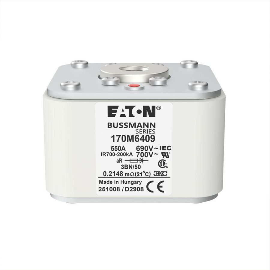 Zekering hoge snelheid 550A AC 690V 200kA 3 aR IEC UL VVE=3