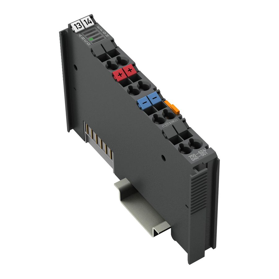 Veldvoedingsfilter (surge) DC 24 V Hogere isolatie donkergri