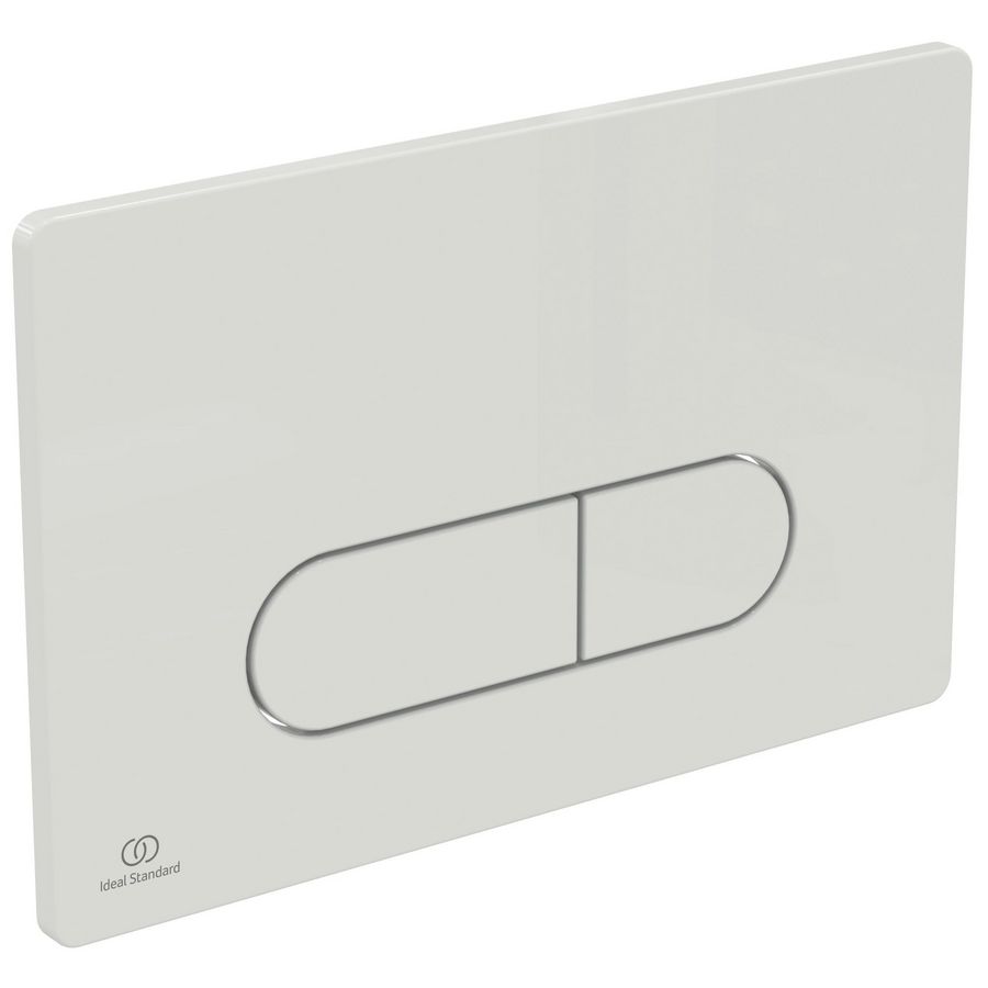 Bedieningsplaat Oleas-M1 mechanisch wit smartflush
