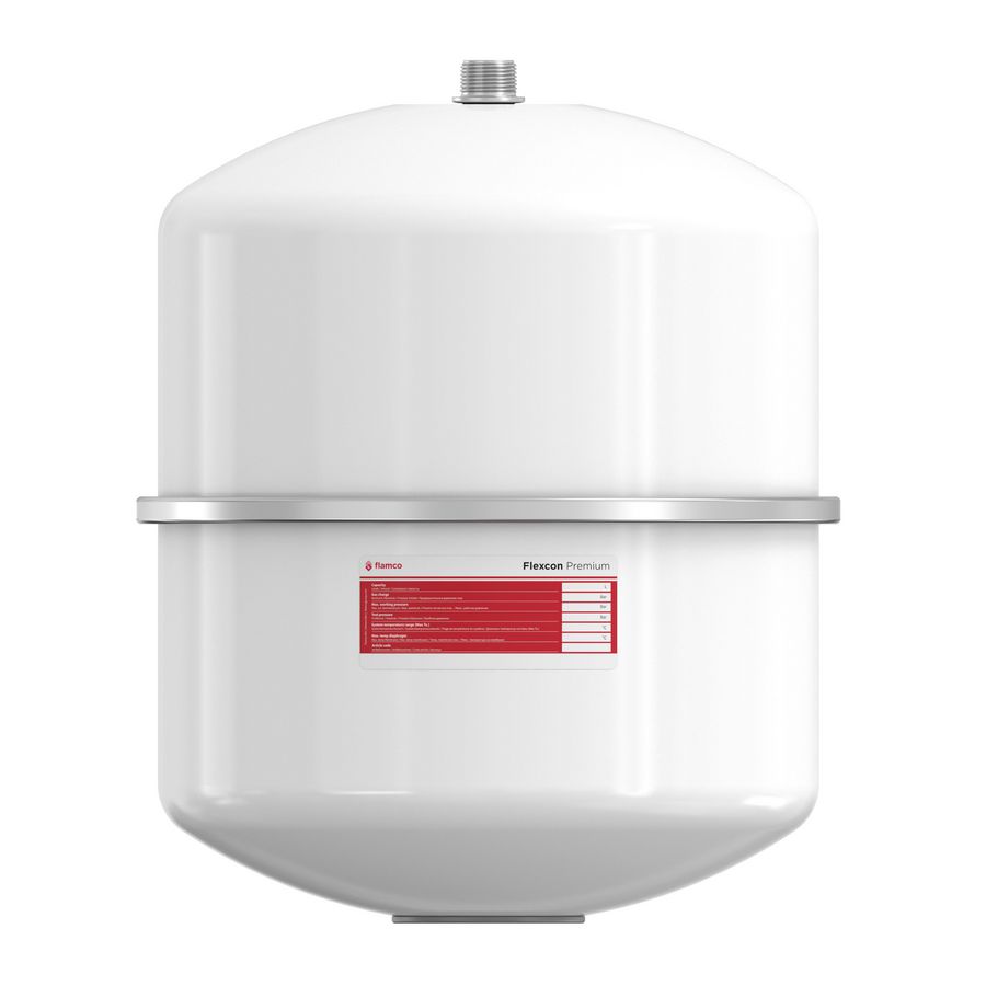 Expansievat Flexcon Premium wit 25/1 16926 kunstof membr