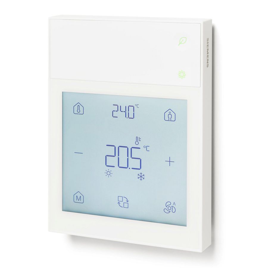 Ruimte-unit, KNX, temperatuur, relatieve vochtigheid & CO2, wit Siemens