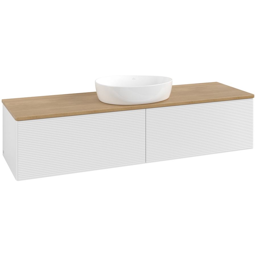 Wastafelonderkast Antao 1600x360x500mm G.White.L L36111GF