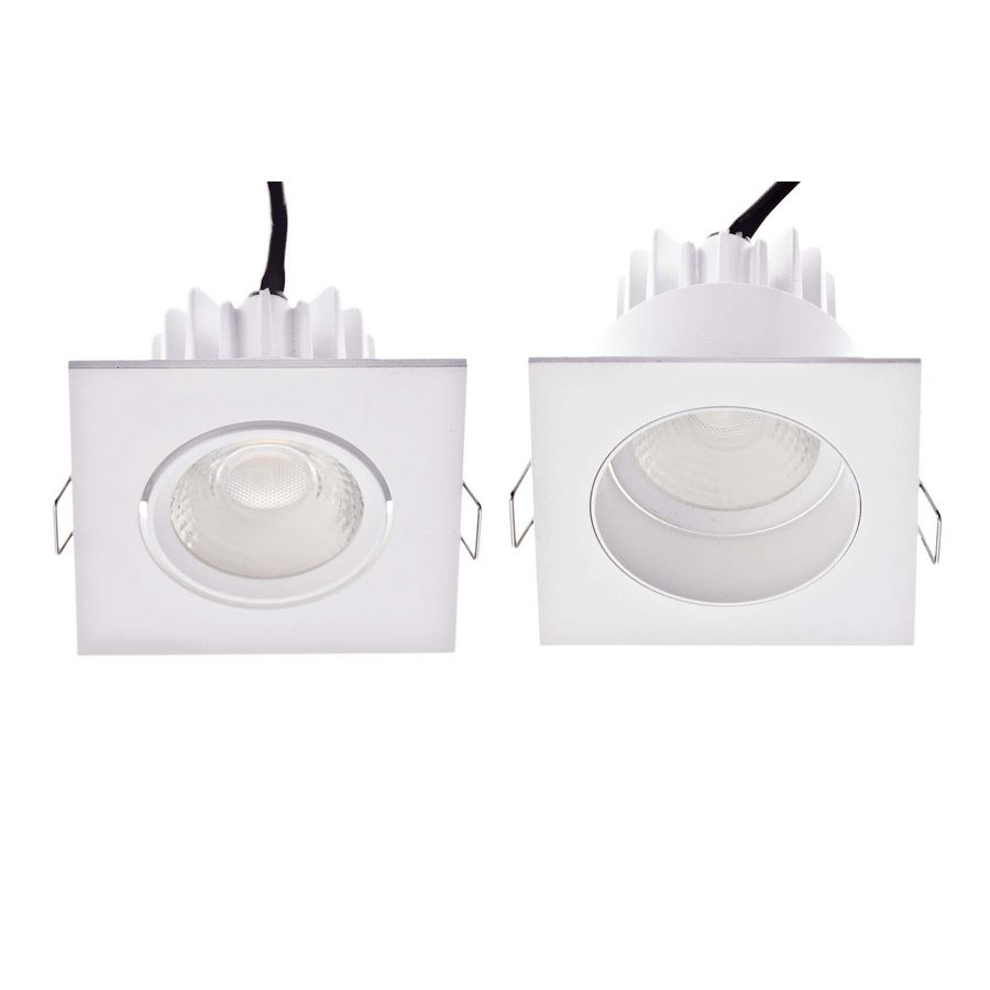 LED Spot Square MB Deep 80mm 650lm 827 PH C RVS