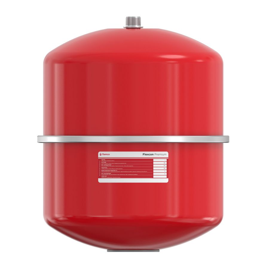 Expansievat Flexcon Premium rood 25/1 16923 kunstof membr