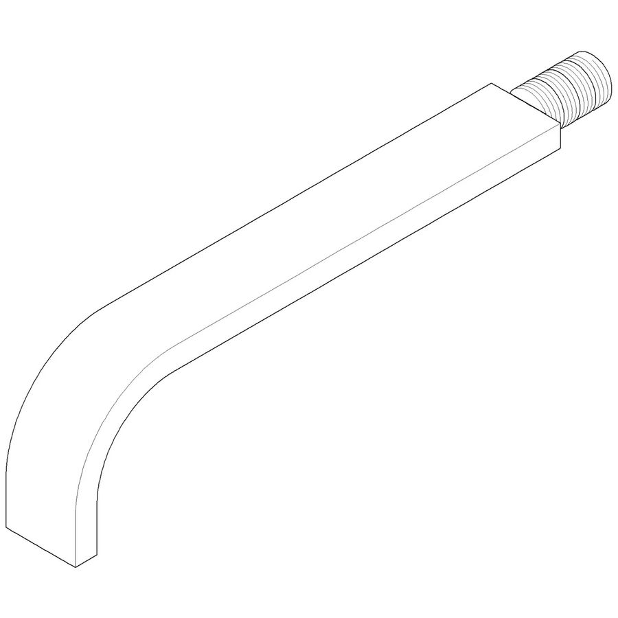 Uitloop 240x35x11mm Champagne geborsteld (22kt Goud)