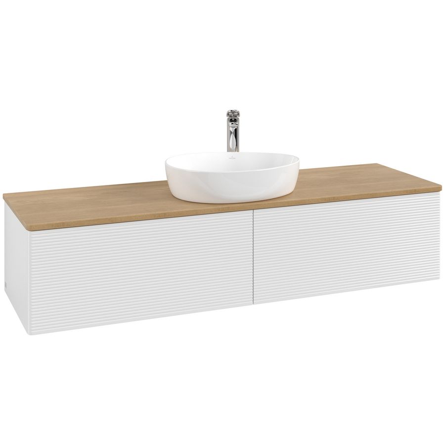 Wastafelonderkast Antao 1600x360x500mm G.White.L L36151GF