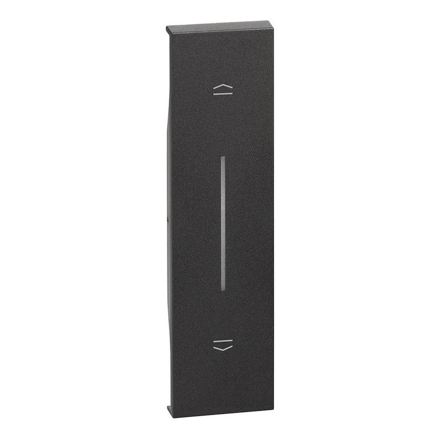 Toets rolluik zwart 1 module LivingNow BTKG05