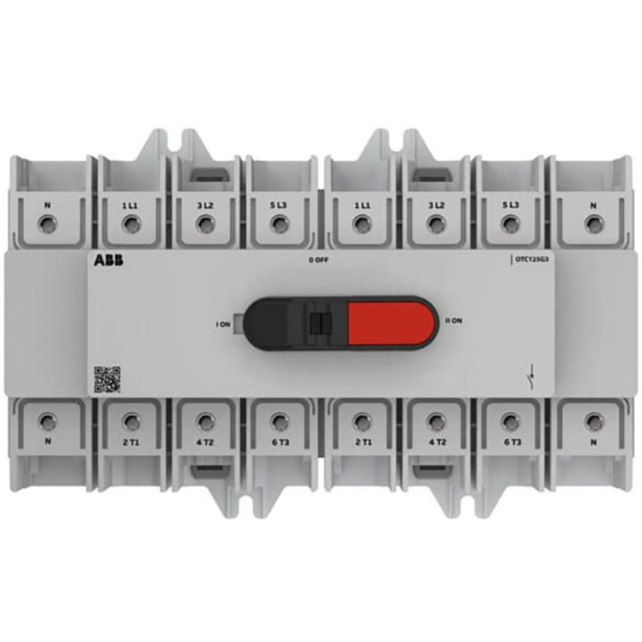 OT plus omschakelaar framemaat G3 125A, 4P