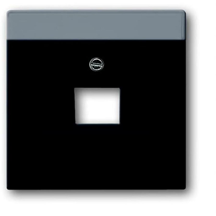 Centraalplaat voor datadoos 1 x RJ45 f-matzwart