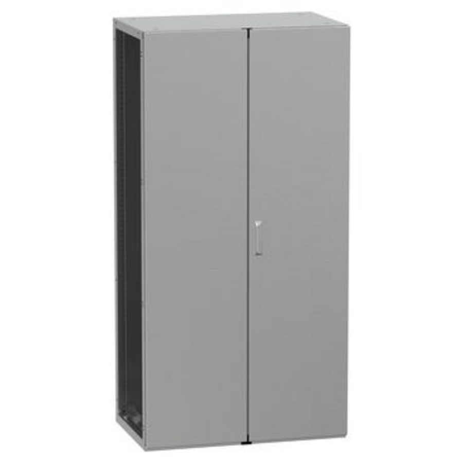 Aanbouwkast 2000x1000x600mm Scotch Brite 304L RVS X