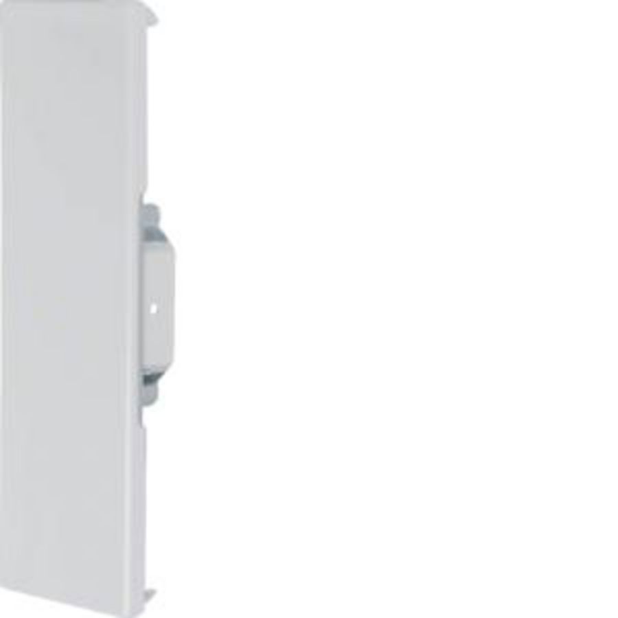 Eindplaat staal voor goot BRS 65x210mm lichtgrijs