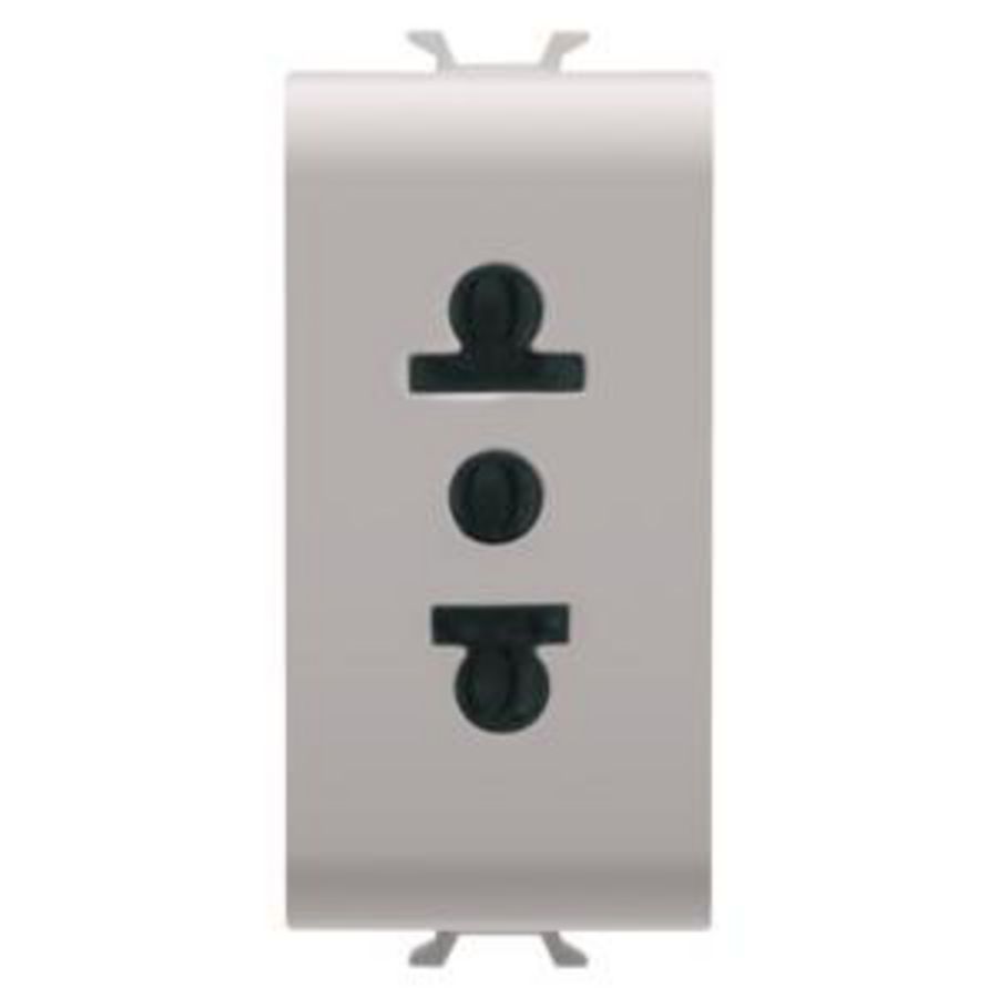 EURO-AMERICAN STANDARD SOCKET-OUTLET 250/125V ac-2P+E VVE=12