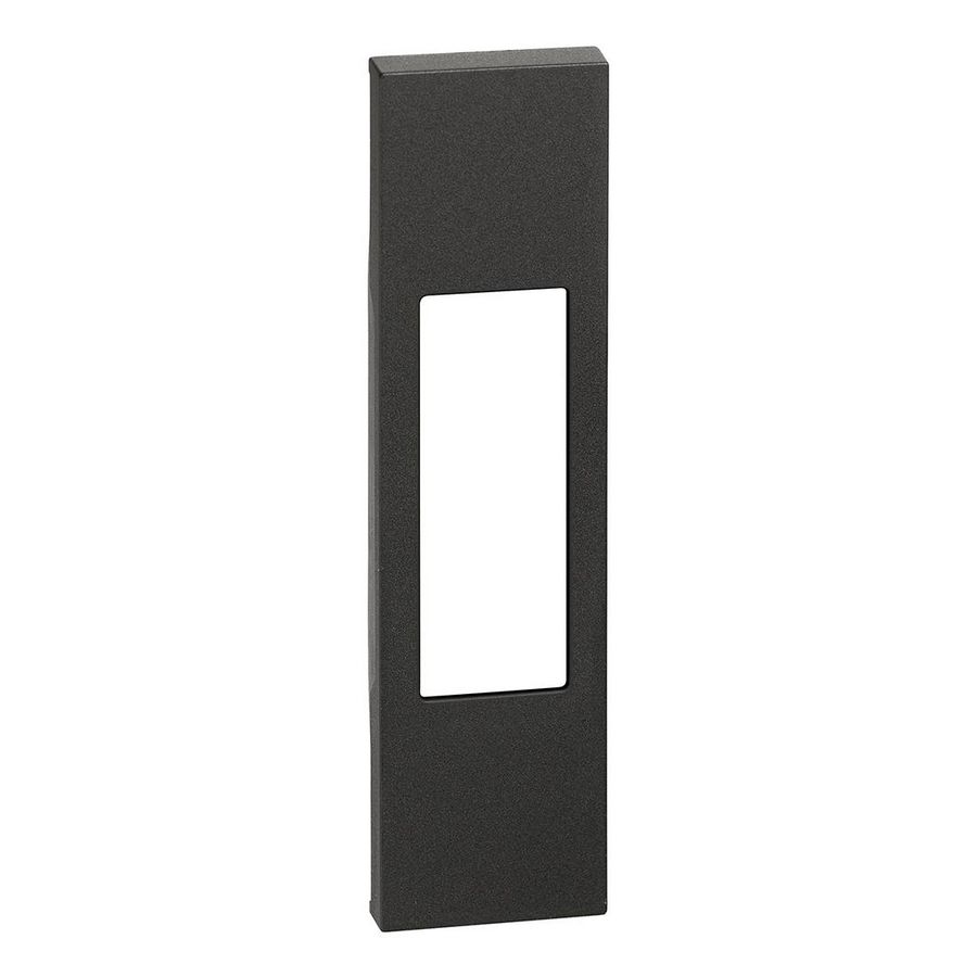 Sierplaat 2P/trek. zwart 1 module LivingNow