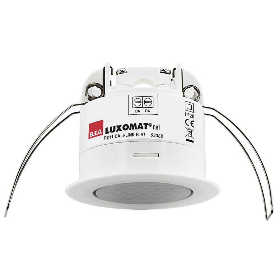 Aanwezigheidsmelder FLAT 360gr. IB wit IP20 DALI-LINK 9m
