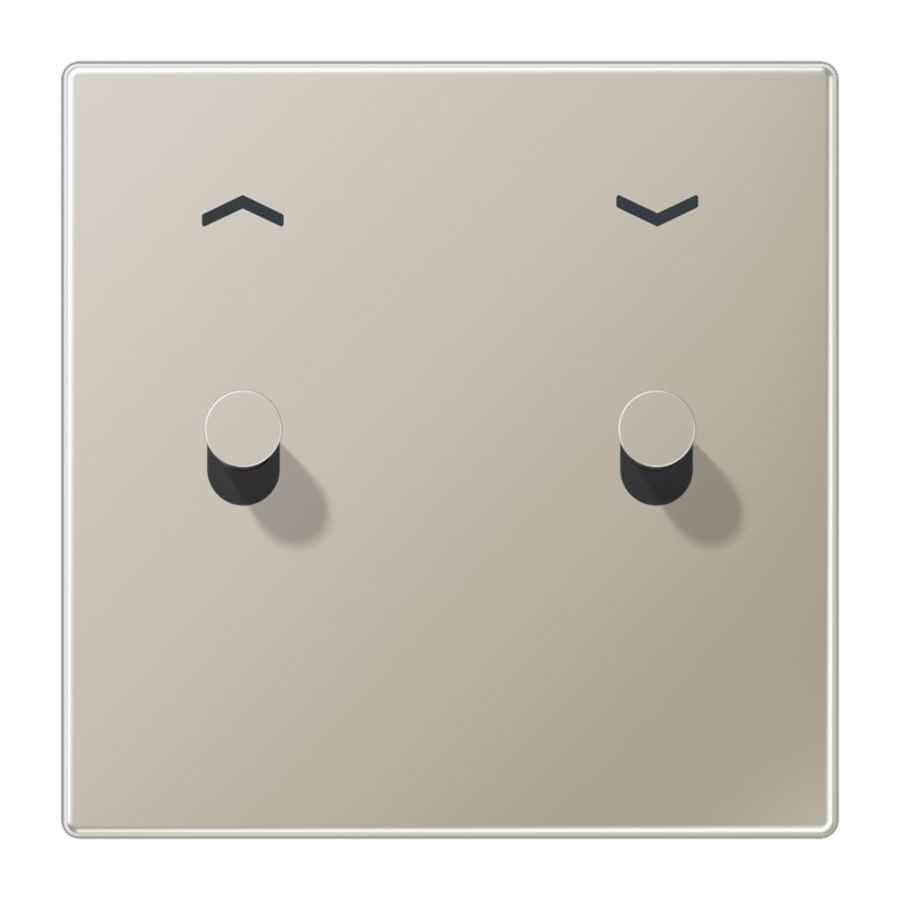 Afdekking LS1912 edelstaal 2x hevel jal.kegel