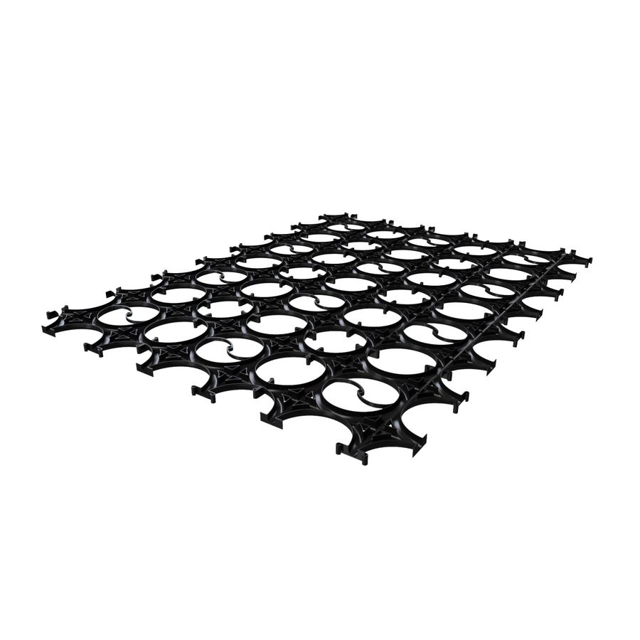 Set a 5 kunststof matten SLIM FIT systeem 10mm 60x80cm (2,4m²)