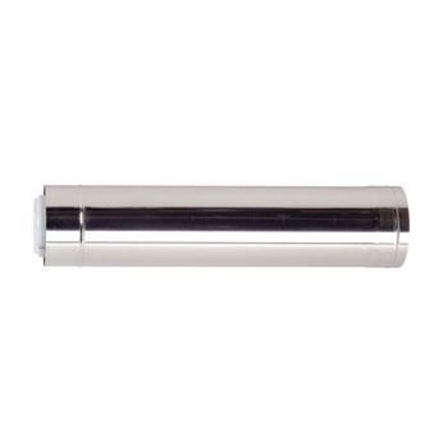 Rolux buitenwandsysteem verlengbuis 2000mm concentrisch 60/100 pp/inox