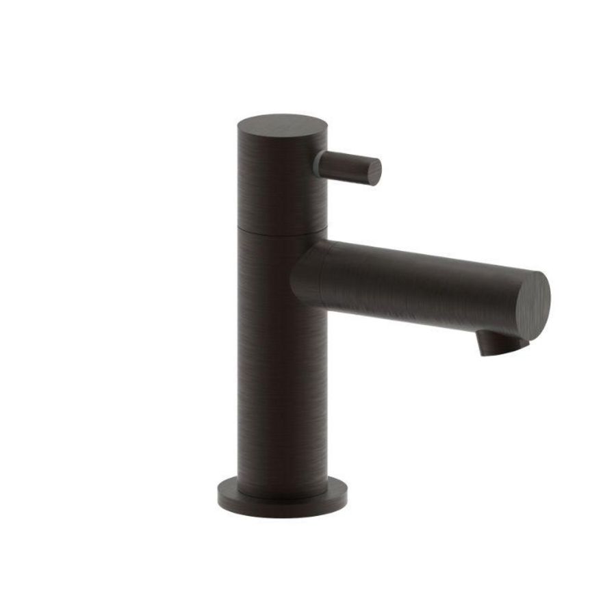 Fonteinkraan MICRO 1-K sprong 91mm aansl.1/2" geborsteld zwart nikkel