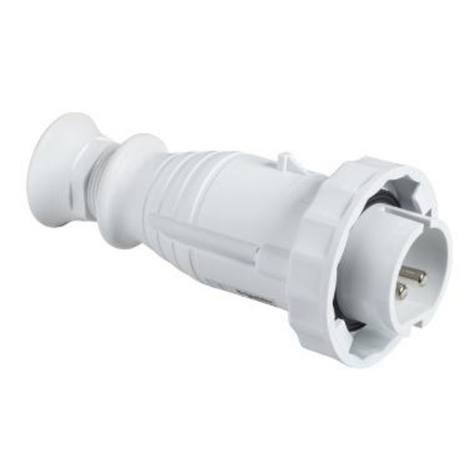 Contactstop Recht 2P 32A 20-25/40-50V AC 10h IP6 PratiKa