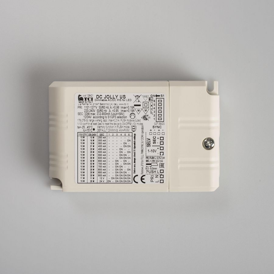 LED driver CC 13-32W 0,25-0,9A 2-53V 1-10V TO