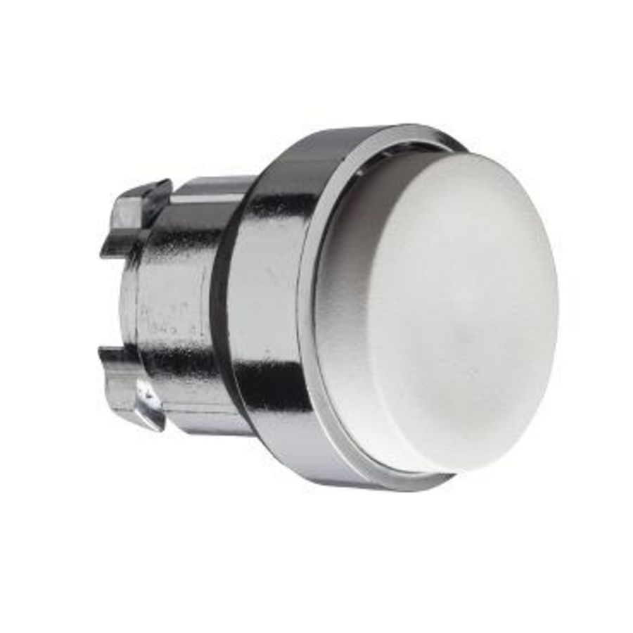 Drukknop Ø22mm Wit