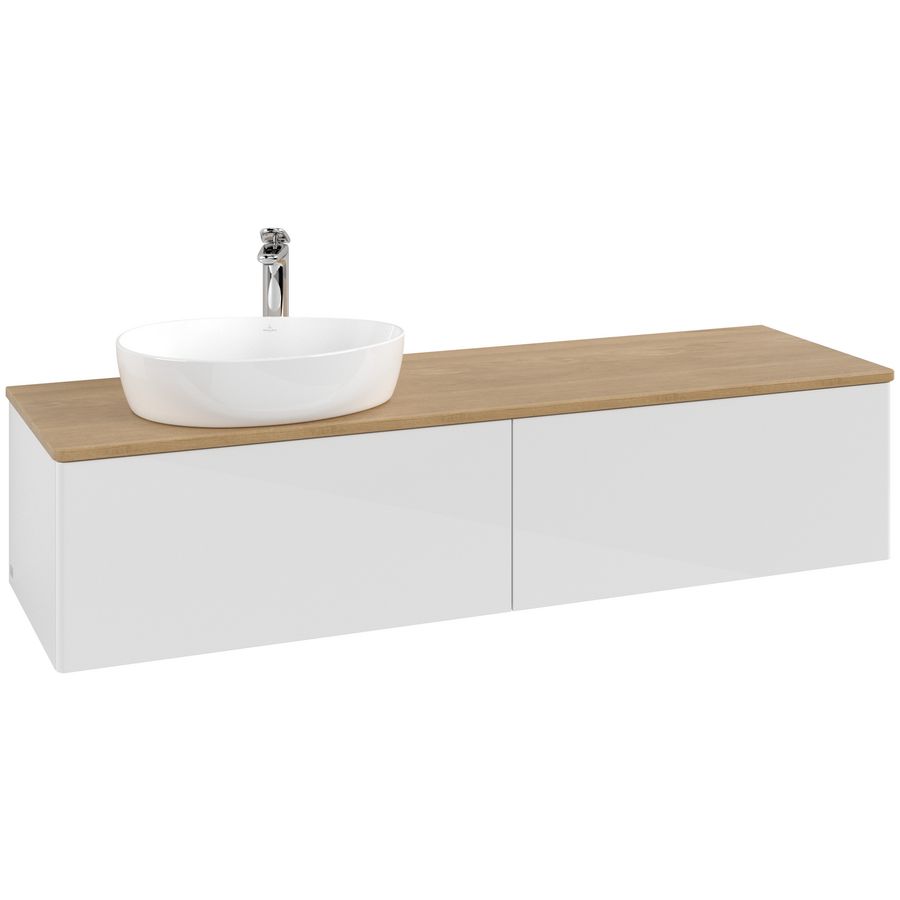Wastafelonderkast Antao 1600x360x500mm G.White.L L37051GF